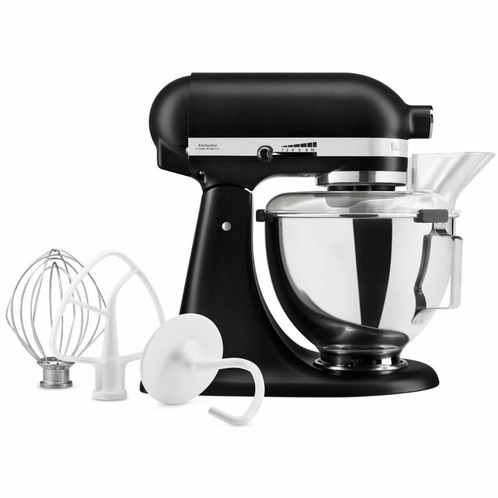 KitchenAid Köksmaskin 4.3L Black matt 5KSM95PSEBM ryhmässä KOTI, TALOUS JA PUUTARHA / Kodinkoneet / Yleiskoneet ja monitoimikoneet @ TP E-commerce Nordic AB (D44008)