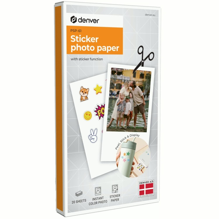 Denver Självhäftande foto-papper för Denver MCP-6010 ryhmässä TIETOKOONET & TARVIKKEET / Tulostimet & Tarvikkeet / Tulostimet / 3D-tulostin & Tarvikkeet / Skrivare @ TP E-commerce Nordic AB (D44047)