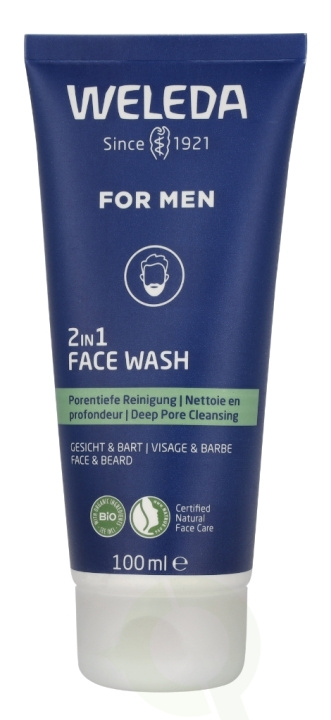 Weleda 2 In 1 face Wash For Men 100 ml Face And Beard