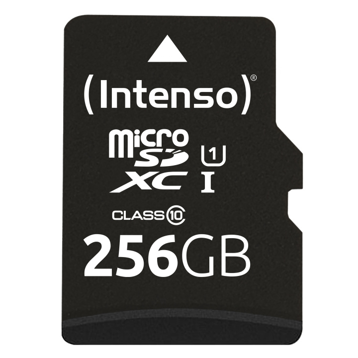Intenso microSD 256GB UHS-I Intenso ryhmässä KODINELEKTRONIIKKA / Tallennusvälineet / Muistikortit / MicroSD/HC/XC @ TP E-commerce Nordic AB (D44337)