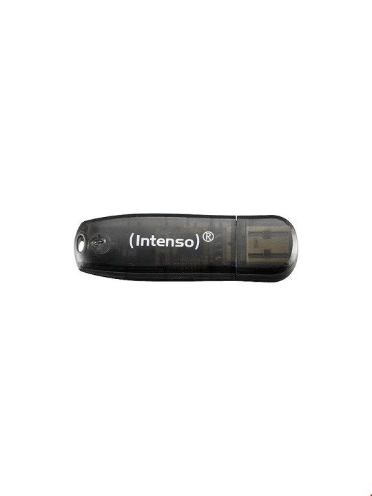 Intenso Rainbow Line 16GB Black Intenso ryhmässä KODINELEKTRONIIKKA / Tallennusvälineet / USB-muistitikku @ TP E-commerce Nordic AB (D44339)