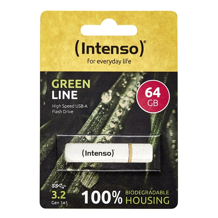 Intenso Green Line 64GB Intenso ryhmässä KODINELEKTRONIIKKA / Tallennusvälineet / USB-muistitikku @ TP E-commerce Nordic AB (D44343)