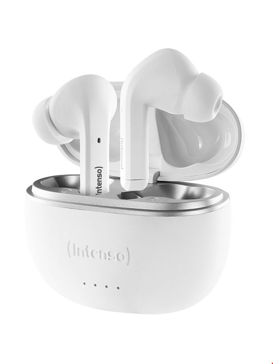Intenso Handsfree Buds / Earphone White Intenso ryhmässä KODINELEKTRONIIKKA / Ääni & Kuva / Kuulokkeet & Tarvikkeet / Kuulokkeet @ TP E-commerce Nordic AB (D44346)