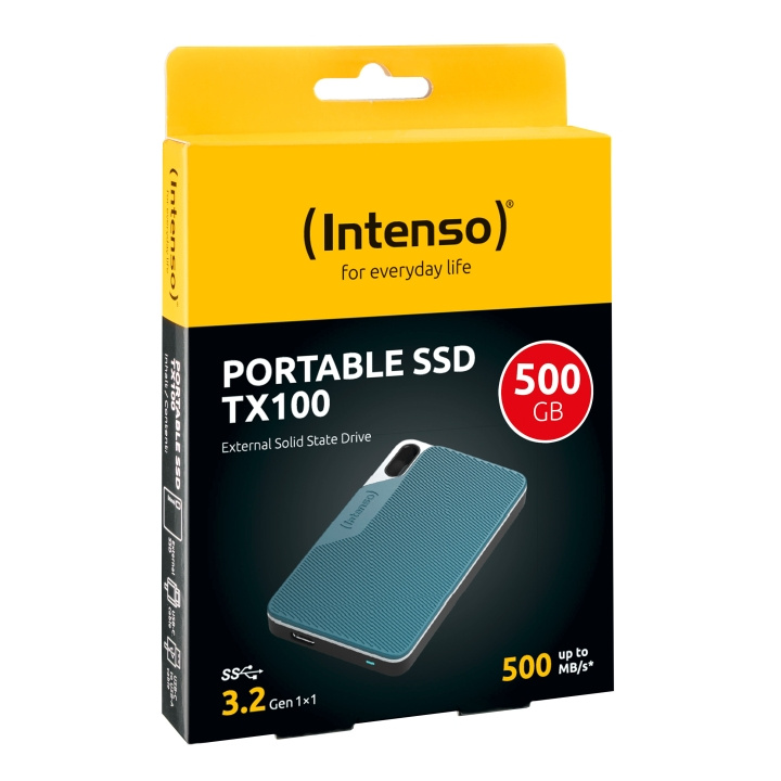 Intenso External SSD 500GB Intenso ryhmässä TIETOKOONET & TARVIKKEET / Tietokoneen komponentit / Kovalevyt @ TP E-commerce Nordic AB (D44347)