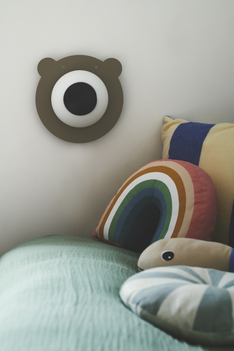 Nordlux Vägglampa Bruna Bear brun Nordlux ryhmässä KODINELEKTRONIIKKA / Valaistus / Seinälamput @ TP E-commerce Nordic AB (D44404)