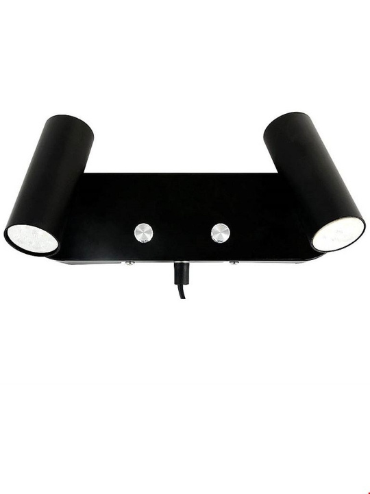 Oriva Vägglampa 2xMini Svart 49623-80 Oriva ryhmässä KODINELEKTRONIIKKA / Valaistus / Seinälamput @ TP E-commerce Nordic AB (D44437)