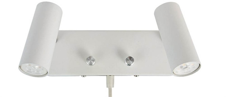 Oriva Vägglampa 2xMini Vit 49623-90 Oriva ryhmässä KODINELEKTRONIIKKA / Valaistus / Seinälamput @ TP E-commerce Nordic AB (D44438)