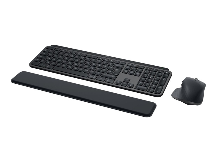 Logitech MX Keys S Combo - Graphite - U ryhmässä TIETOKOONET & TARVIKKEET / Hiiret & Näppäimistöt / Näppäimistöt @ TP E-commerce Nordic AB (D44527)