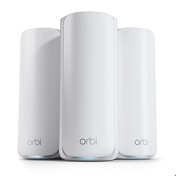 Netgear Orbi 870 Series Tri-Band WiFi 7 Mesh 3-Pack Netgear ryhmässä TIETOKOONET & TARVIKKEET / Verkko / Mesh-verkko @ TP E-commerce Nordic AB (D44552)