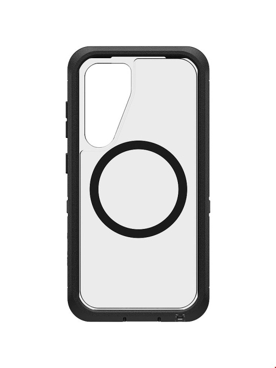 Otterbox Defender XT Clear Magnets Samsung Galaxy S25 Dark Side - clear/black ryhmässä ÄLYPUHELIMET JA TABLETIT / Puhelimen suojakotelo / Samsung @ TP E-commerce Nordic AB (D44591)