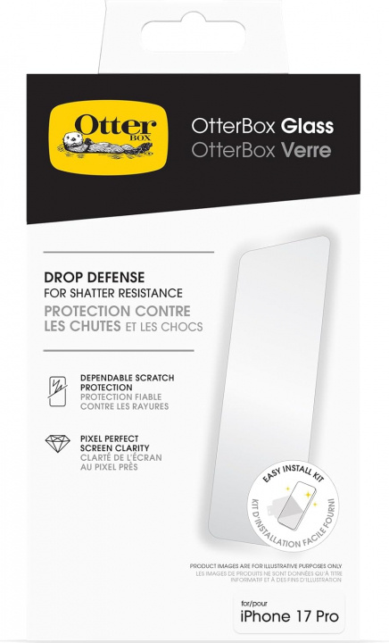 Otterbox Glass Iphone 16e/14/13/13 Pro - Clear - Propack ryhmässä ÄLYPUHELIMET JA TABLETIT / Puhelimen suojakotelo / Apple / iPhone 16 @ TP E-commerce Nordic AB (D44598)