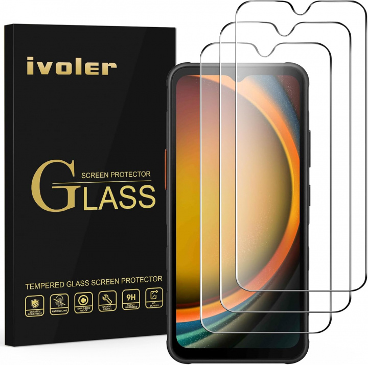 Otterbox Glass Galaxy Xcover7 - Clear - Propack Otterbox ryhmässä ÄLYPUHELIMET JA TABLETIT / Puhelimen suojakotelo / Samsung @ TP E-commerce Nordic AB (D44616)
