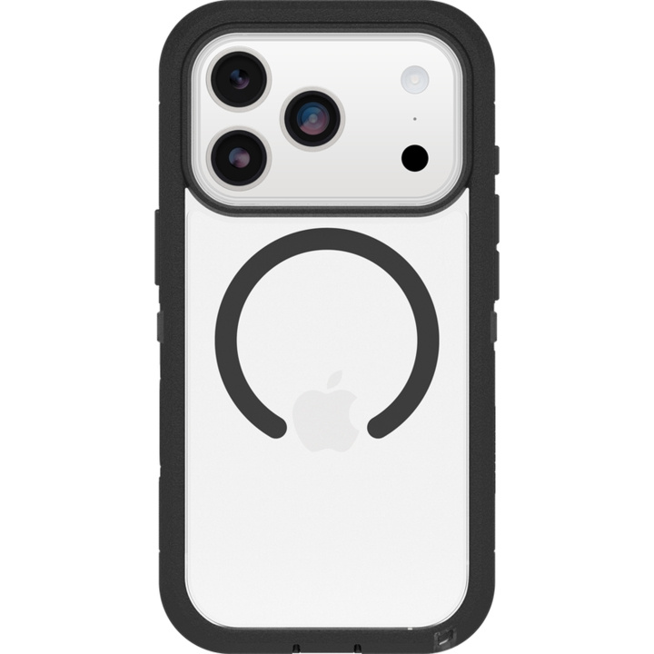 Otterbox Defender Pro Xt Clear Camera Control Iphone 17 Pro - Clear/Black ryhmässä ÄLYPUHELIMET JA TABLETIT / Puhelimen suojakotelo / Apple / iPhone 17 @ TP E-commerce Nordic AB (D44675)