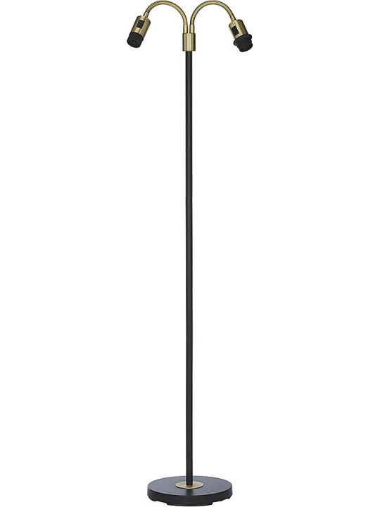 PR Home Golvlampfot Amy Flex2 Svart/Mässing 150cm PR Home ryhmässä KODINELEKTRONIIKKA / Valaistus / Lattialamput @ TP E-commerce Nordic AB (D44721)