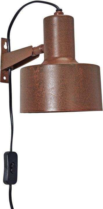 PR Home Vägglampa Solo Rost 23cm PR Home ryhmässä KODINELEKTRONIIKKA / Valaistus / Seinälamput @ TP E-commerce Nordic AB (D44727)