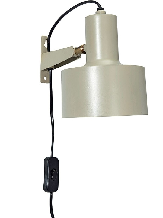 PR Home Vägglampa Solo Matt beige 23cm PR Home ryhmässä KODINELEKTRONIIKKA / Valaistus / Seinälamput @ TP E-commerce Nordic AB (D44728)