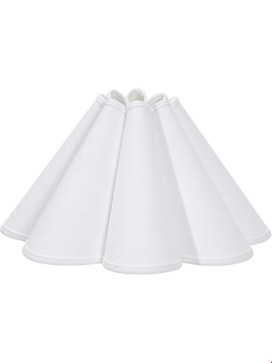 PR Home Lampskärm Freja 2526-FR01 Franza vit PR Home ryhmässä KODINELEKTRONIIKKA / Valaistus / Pöytälamput @ TP E-commerce Nordic AB (D44740)