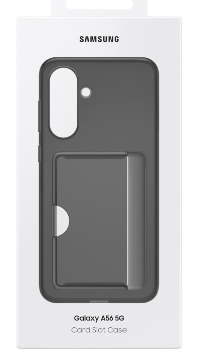 Samsung Galaxy A56 Card Slot Case - Black ryhmässä ÄLYPUHELIMET JA TABLETIT / Puhelimen suojakotelo / Samsung @ TP E-commerce Nordic AB (D44762)