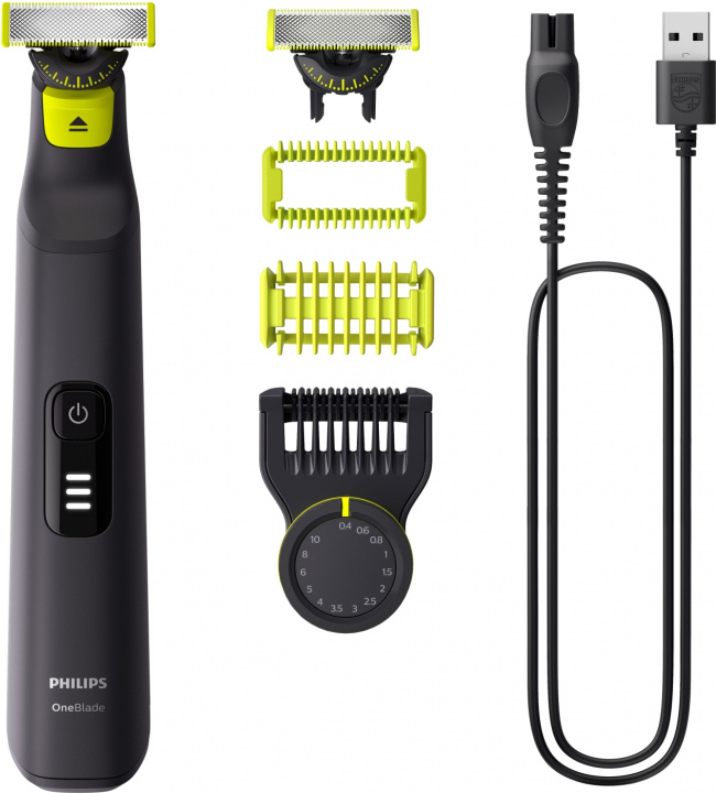 Philips Skäggtrimmer QP6542/15 OneBlade Pro 360 Philips ryhmässä KAUNEUS JA TERVEYS / Hiukset &Stailaus / Sheivaus ja trimmaus / Partatrimmerit & Tarvikkeet @ TP E-commerce Nordic AB (D44766)
