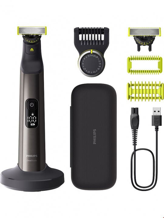Philips Skäggtrimmer QP6652/61 OneBlade Pro Philips ryhmässä KAUNEUS JA TERVEYS / Hiukset &Stailaus / Sheivaus ja trimmaus / Partatrimmerit & Tarvikkeet @ TP E-commerce Nordic AB (D44767)