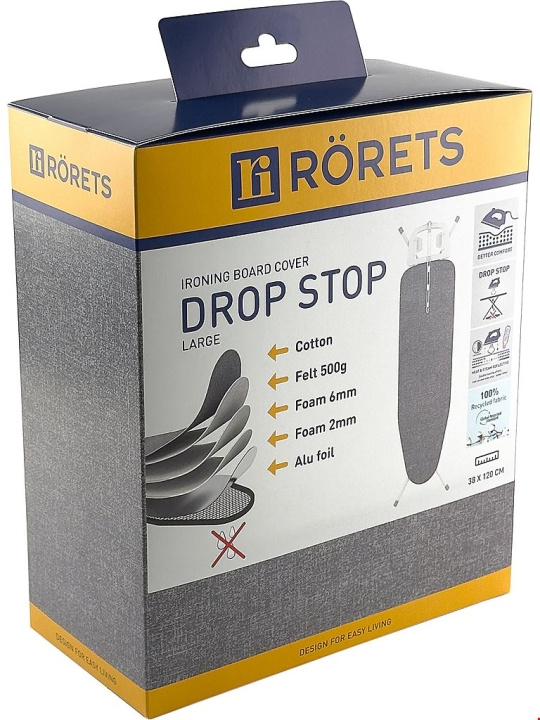 Rörets Tillbehör strykjärn Drop Stop Large 40x120 cm Rörets ryhmässä KOTI, TALOUS JA PUUTARHA / Vaatehuolto / Silitysrauta @ TP E-commerce Nordic AB (D44839)