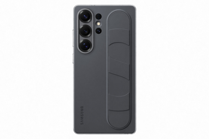 Samsung Galaxy S25 Ultra Standing Grip Case - Black ryhmässä ÄLYPUHELIMET JA TABLETIT / Puhelimen suojakotelo / Samsung @ TP E-commerce Nordic AB (D44884)
