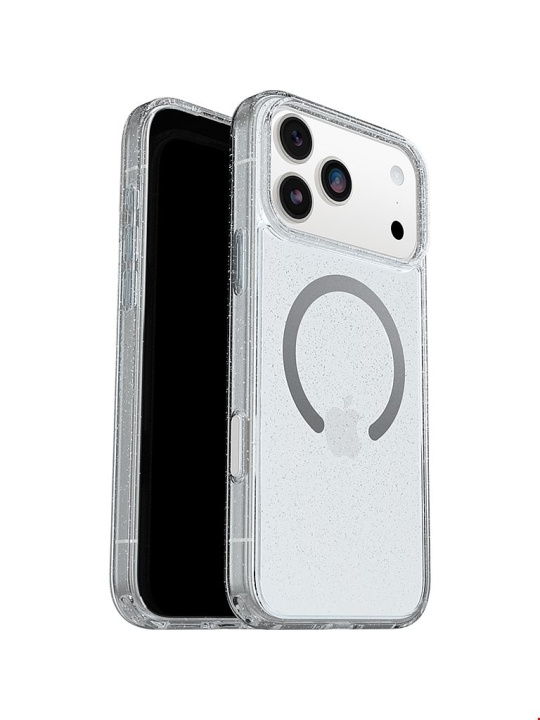 Otterbox Symmetry Clear Magsafe Camera Control Iphone 17 Pro Max - Stardust Clear ryhmässä ÄLYPUHELIMET JA TABLETIT / Puhelimen suojakotelo / Apple / iPhone 17 @ TP E-commerce Nordic AB (D44981)