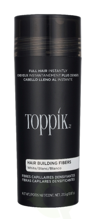 Toppik Hair Building Fibers - White 27.5 g ryhmässä KAUNEUS JA TERVEYS / Hiukset &Stailaus / Hiusten stailaus @ TP E-commerce Nordic AB (D45003)
