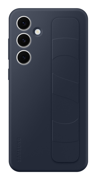 Samsung Mobilskal Galaxy S24 FE Standing Grip Case - Blue Black Samsung ryhmässä ÄLYPUHELIMET JA TABLETIT / Puhelimen suojakotelo / Samsung @ TP E-commerce Nordic AB (D45158)
