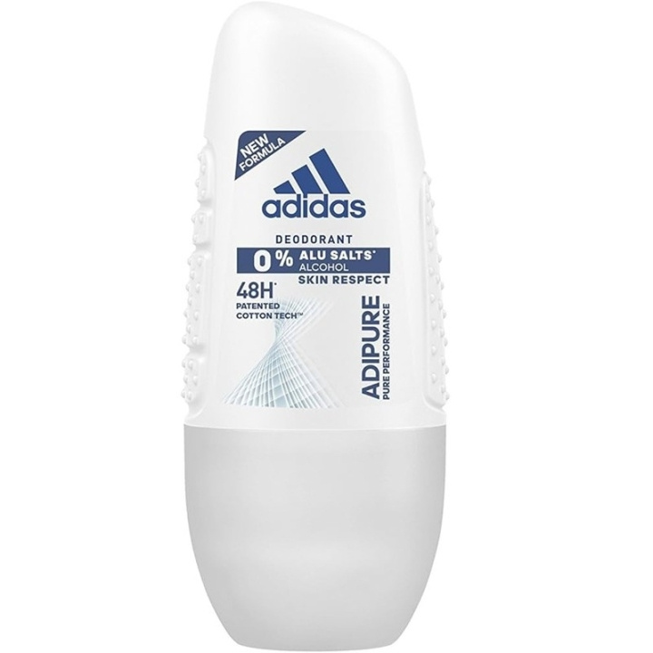 Adidas Adipure Deo Roll-on For Women 50ml ryhmässä KAUNEUS JA TERVEYS / Tuoksut & Parfyymit / Deodorantit / Naisten deodorantit @ TP E-commerce Nordic AB (D45409)