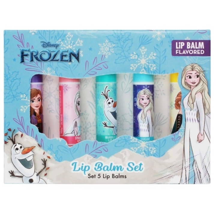 Disney Frozen Lip Balm Collection 5pcs ryhmässä KAUNEUS JA TERVEYS / Meikit / Huulet / Huulivoide @ TP E-commerce Nordic AB (D45422)