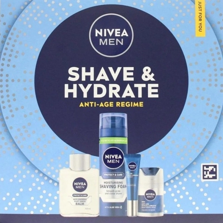 Nivea Giftset Nivea Men Shave & Hydrate 4pcs ryhmässä KAUNEUS JA TERVEYS / Hiukset &Stailaus / Sheivaus ja trimmaus / Aftershave @ TP E-commerce Nordic AB (D45434)