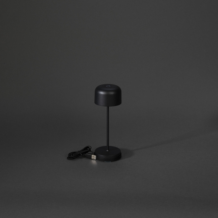 Konstsmide Bordslampa Lille mini svart Konstsmide ryhmässä KODINELEKTRONIIKKA / Valaistus / Pöytälamput @ TP E-commerce Nordic AB (D45443)