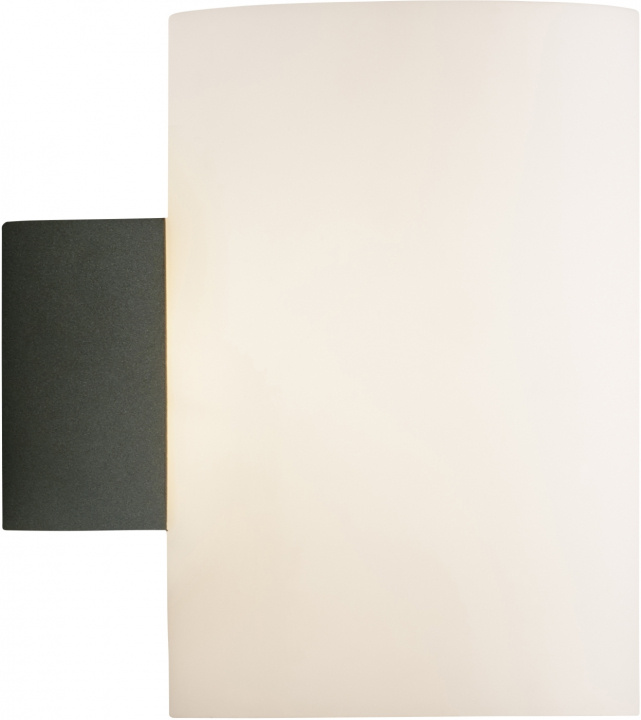 Herstal Vägglampa Evoke L antracit /opal glas Herstal ryhmässä KODINELEKTRONIIKKA / Valaistus / Seinälamput @ TP E-commerce Nordic AB (D45491)
