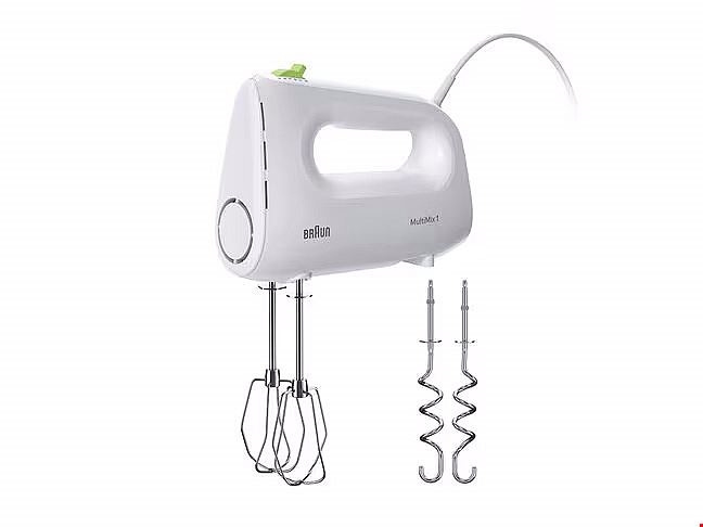 Braun Elvisp MultiMix 1 HM1110WH Braun ryhmässä KOTI, TALOUS JA PUUTARHA / Kodinkoneet / Yleiskoneet ja monitoimikoneet / Sähkövatkaimet @ TP E-commerce Nordic AB (D45569)