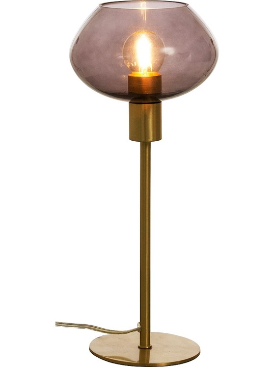 Aneta Bordslampa Bell 18100-25-14 mässing/rök Aneta ryhmässä KODINELEKTRONIIKKA / Valaistus / Pöytälamput @ TP E-commerce Nordic AB (D45586)