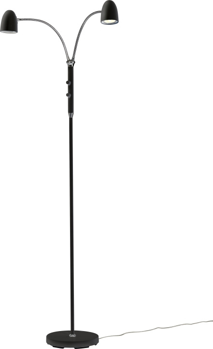 Armaturhantverk Golvlampa Koster Svart 2-armad G 898/16 Armaturhantverk ryhmässä KODINELEKTRONIIKKA / Valaistus / Lattialamput @ TP E-commerce Nordic AB (D45605)