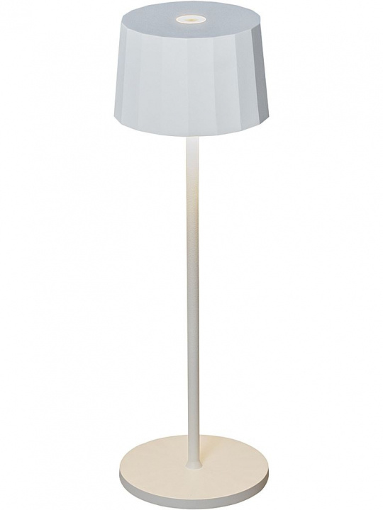 Konstsmide Bordslampa Positano vit USB Konstsmide ryhmässä KODINELEKTRONIIKKA / Valaistus / Pöytälamput @ TP E-commerce Nordic AB (D45636)