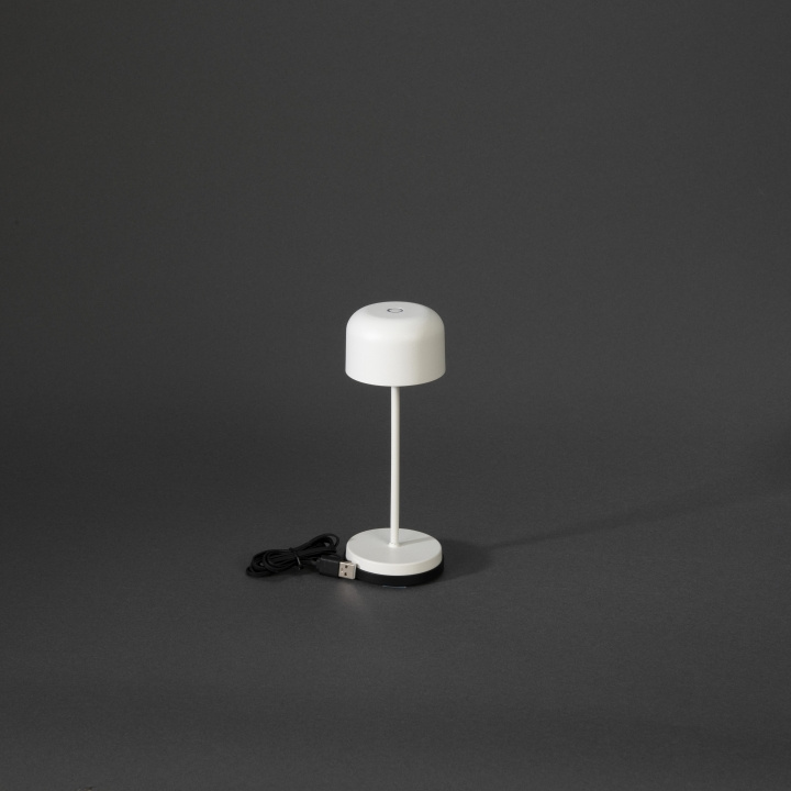 Konstsmide Bordslampa Lille mini vit Konstsmide ryhmässä KODINELEKTRONIIKKA / Valaistus / Pöytälamput @ TP E-commerce Nordic AB (D45654)