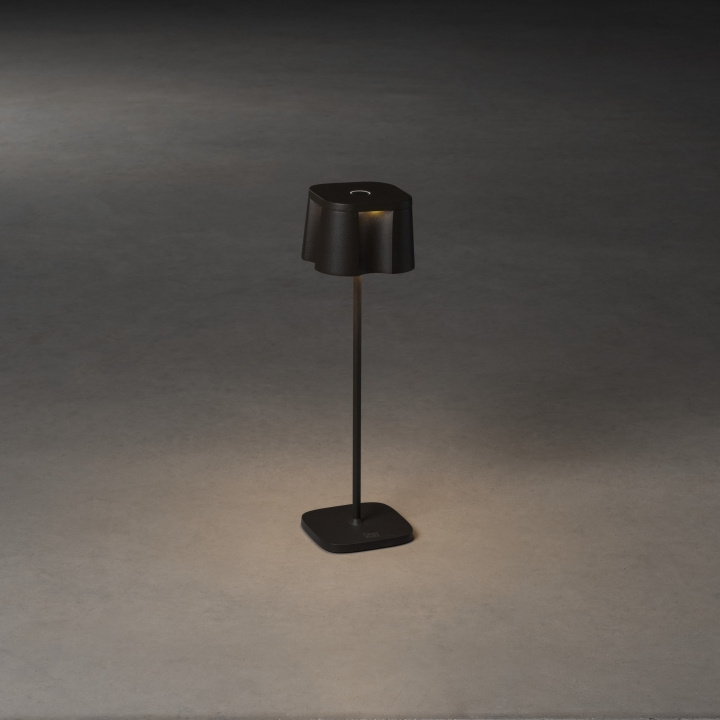 Konstsmide Bordslampa Nice svart USB Konstsmide ryhmässä KODINELEKTRONIIKKA / Valaistus / Pöytälamput @ TP E-commerce Nordic AB (D45697)