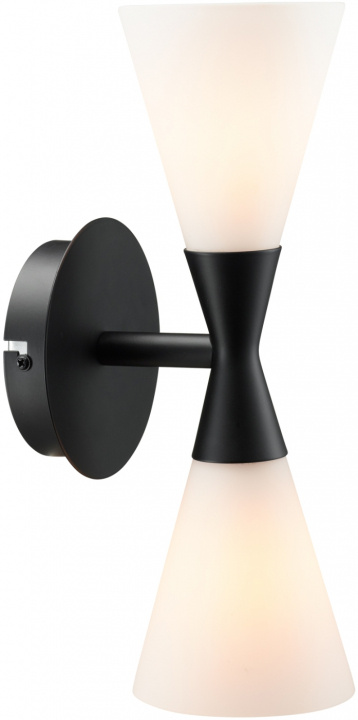 Herstal Vägglampa Harlekin Duo mattsvart Herstal ryhmässä KODINELEKTRONIIKKA / Valaistus / Seinälamput @ TP E-commerce Nordic AB (D45699)