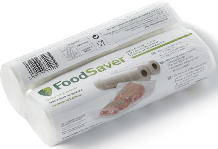 FoodSaver Vakuumrullar 20 cm FoodSaver ryhmässä KOTI, TALOUS JA PUUTARHA / Keittiövälineet / Tyhjiöpakkauslaite & Tarvikkeet @ TP E-commerce Nordic AB (D45701)