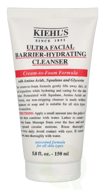 Kiehl\'s Ultra Facial Barrier-Hydrating Cleanser 150 ml ryhmässä KAUNEUS JA TERVEYS / Ihonhoito / Kasvot / Puhdistus @ TP E-commerce Nordic AB (D45815)