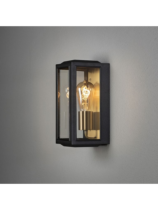 Konstsmide Vägglampa Carpi E27sv/förmässingad Konstsmide ryhmässä KODINELEKTRONIIKKA / Valaistus / Seinälamput @ TP E-commerce Nordic AB (D45882)