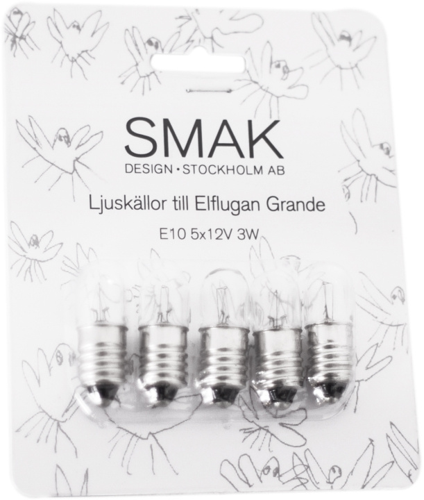 Lundgren & Strandberg Reservlampa Elflugan Grande 5-pack Lundgren & Strandberg ryhmässä KODINELEKTRONIIKKA / Valaistus / LED-lamput @ TP E-commerce Nordic AB (D45956)