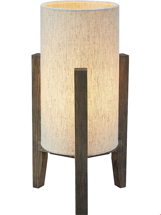 Markslöjd Bordslampa ERUCA brun bets/ beige Markslöjd ryhmässä KODINELEKTRONIIKKA / Valaistus / Pöytälamput @ TP E-commerce Nordic AB (D45979)