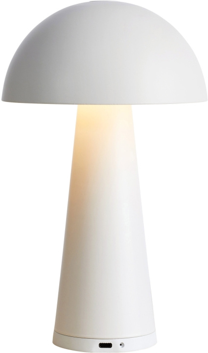 Markslöjd Bordslampa Fungi matt vit Markslöjd ryhmässä KODINELEKTRONIIKKA / Valaistus / Pöytälamput @ TP E-commerce Nordic AB (D45986)