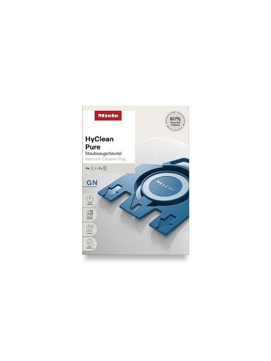 Miele Dammsugarpåsar GN HyClean Pure Miele ryhmässä KOTI, TALOUS JA PUUTARHA / Siivoustuotteet / Imurit & Tarvikkeet / Tarvikkeet / Pölynimurin pussit @ TP E-commerce Nordic AB (D45991)