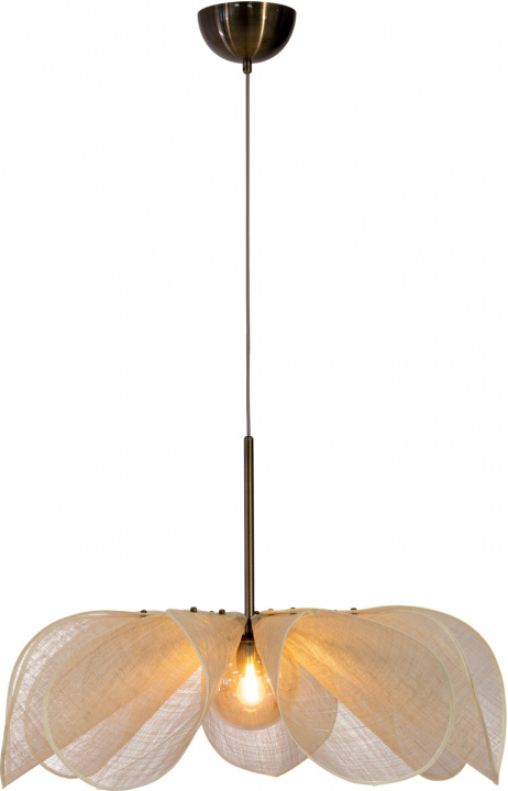 Markslöjd Taklampa STYRKA 1L 75cm Beige/Antik Markslöjd ryhmässä KODINELEKTRONIIKKA / Valaistus / Kattolamput @ TP E-commerce Nordic AB (D46045)