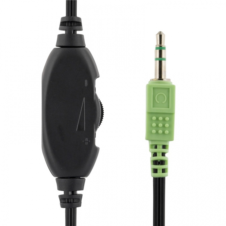 DELTACO kuulokkeet, äänensäätö, kaapeli 2,2m